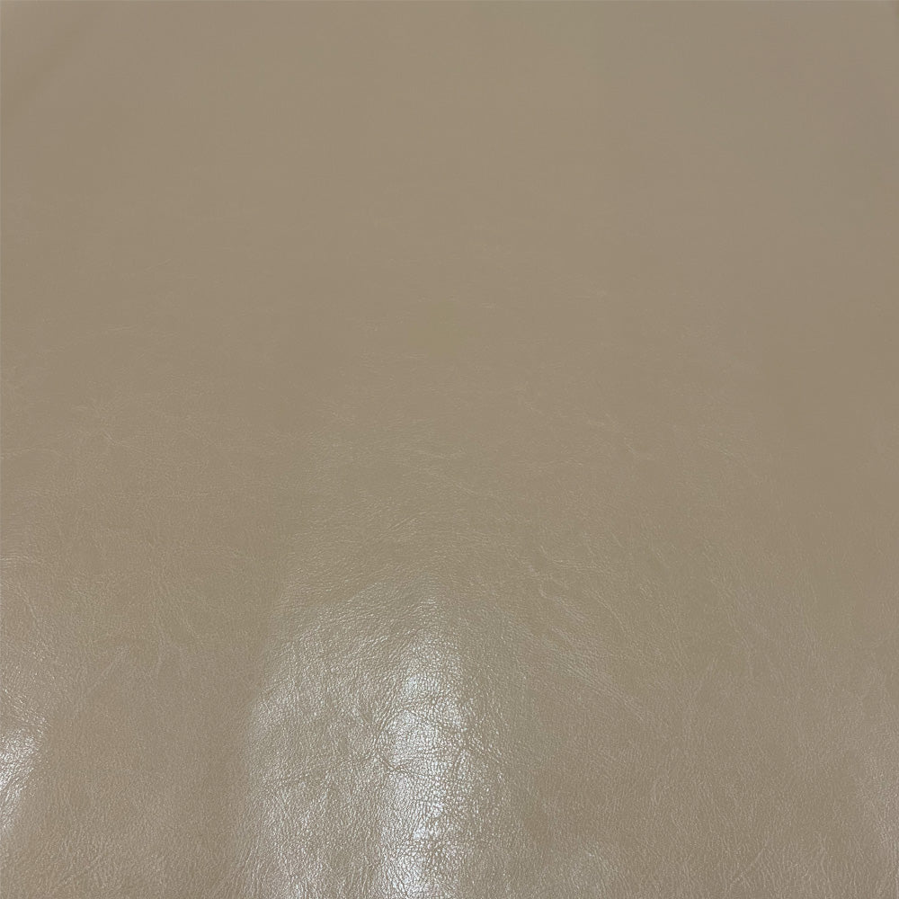 Tissu Simili Cuir, Viscose - Beige, Beno