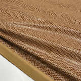Tissu Simili Daim Floqué - Camel Animalier, Mevora