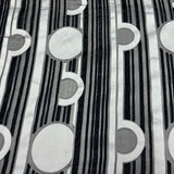 Tissu lancé-découpé - Géométrique Argent Noir Métallisé, Spacer