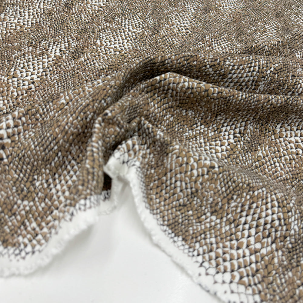 Tissu Gaufré, Viscose - Animalier, Ria