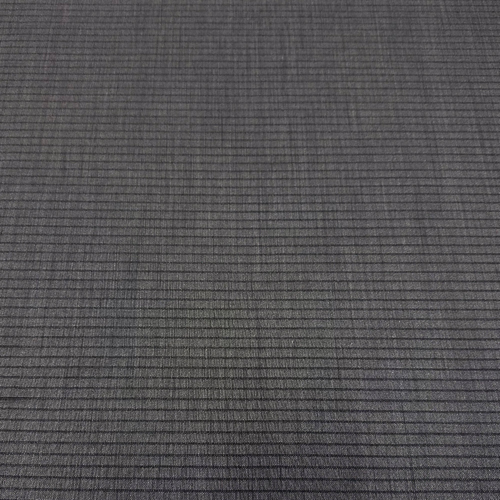Tissu Tailleur, Laine Vierge - Rayé Gris, Grezzo