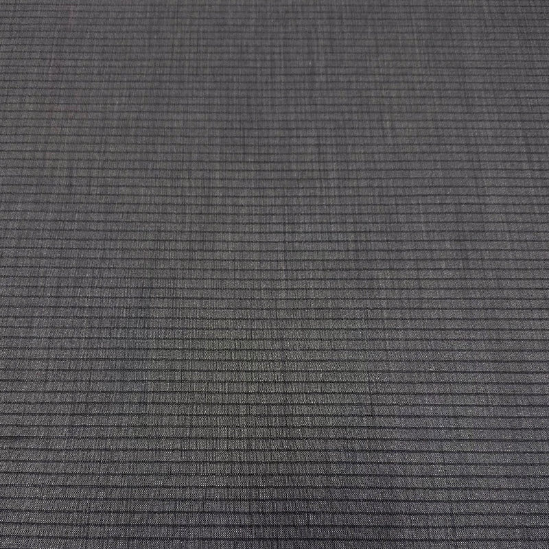 Tissu Tailleur, Laine Vierge - Rayé Gris, Grezzo