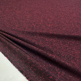 Tissu Tailleur Laine, Stretch - Rouge Chiné, Rosvena