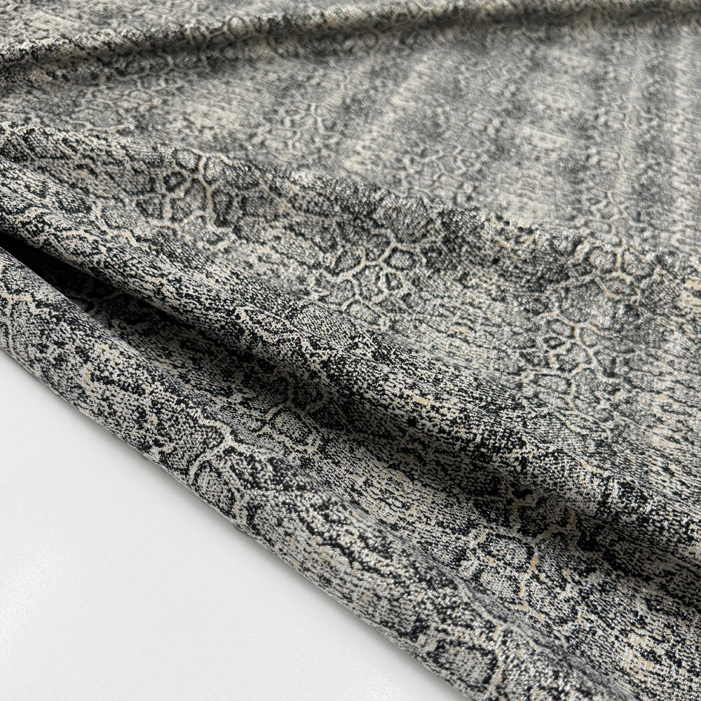 Tissu Jacquard Stretch - Métallisé Animalier, Giona