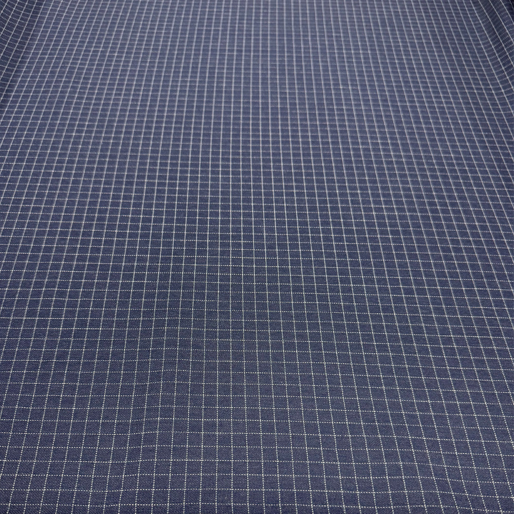 Tissu Tailleur Stretch, Viscose - Carreaux, Geremia