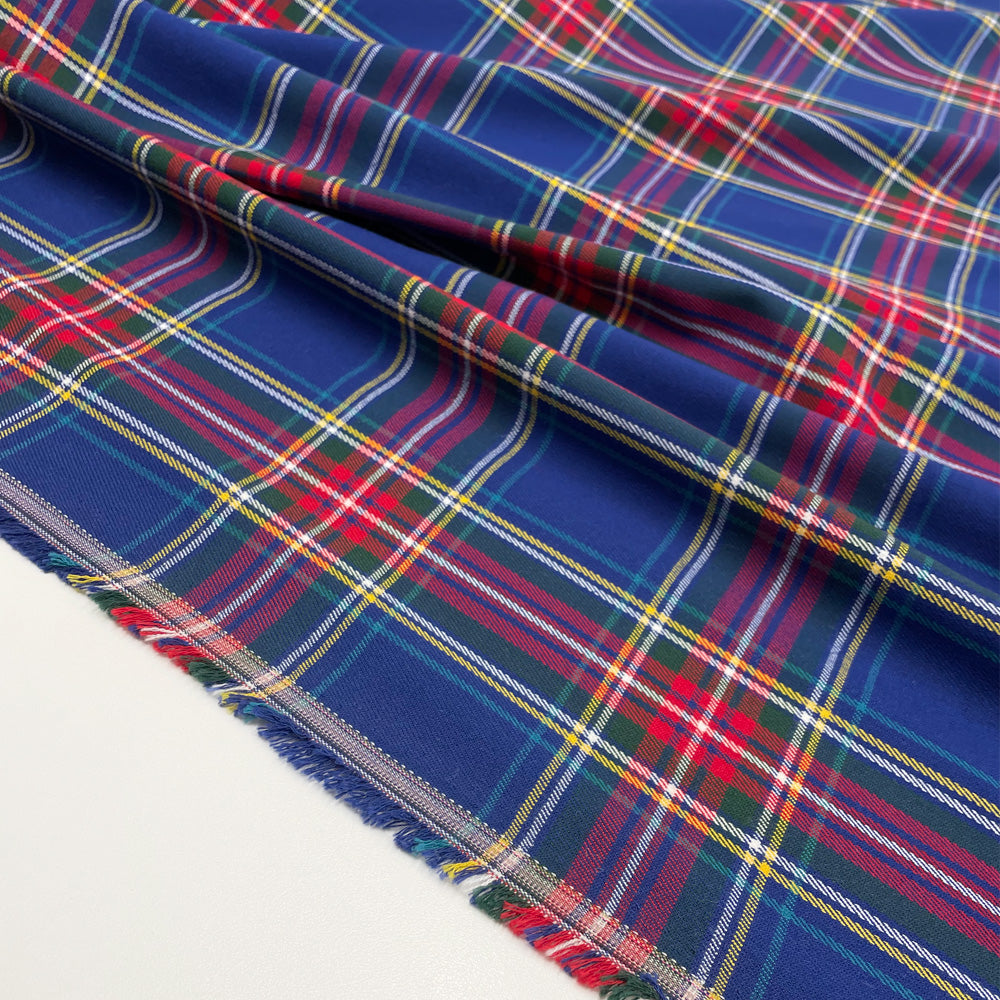 Tissu Stretch, Viscose - Tartan, Ivano