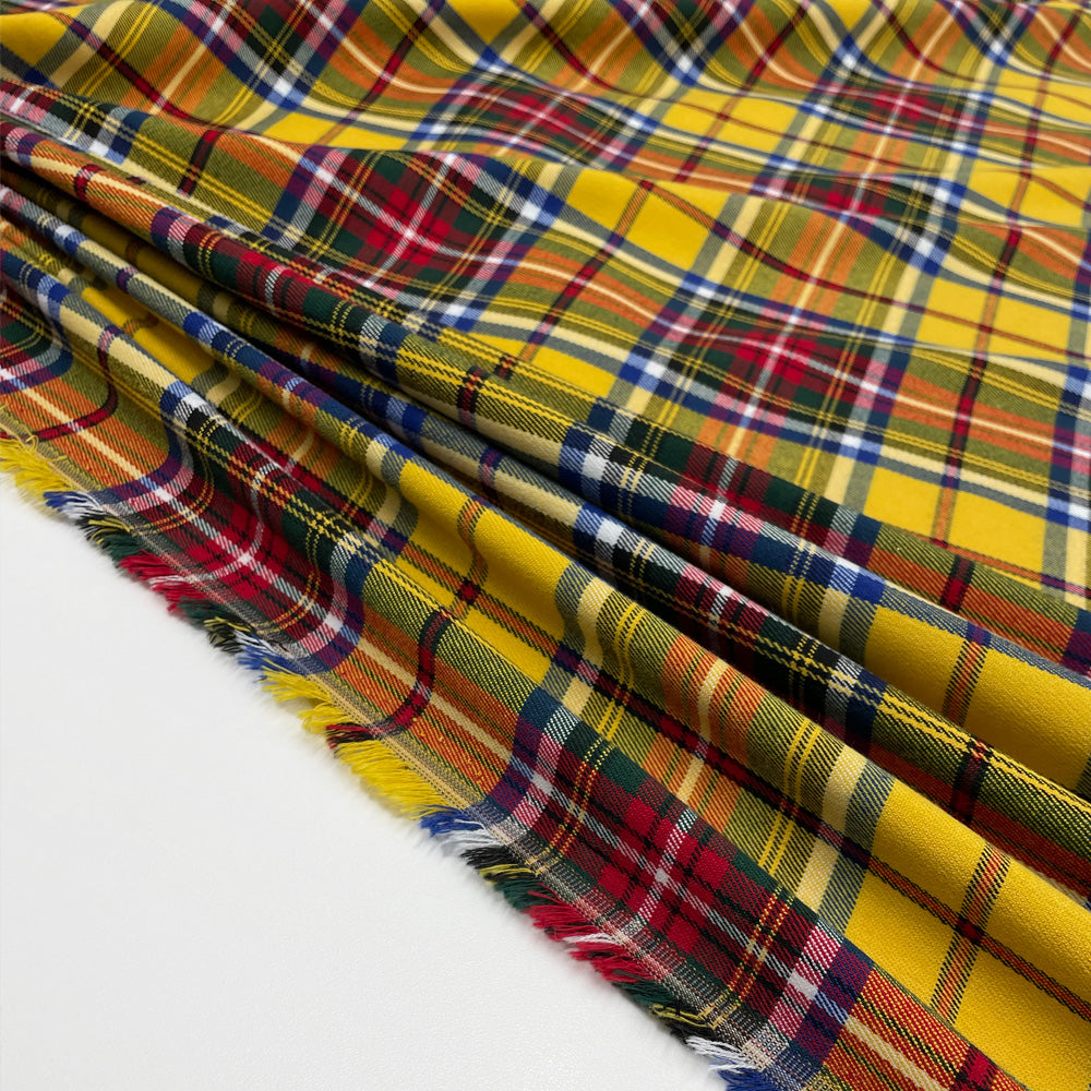 Tissu Stretch, Viscose - Tartan, Ivano