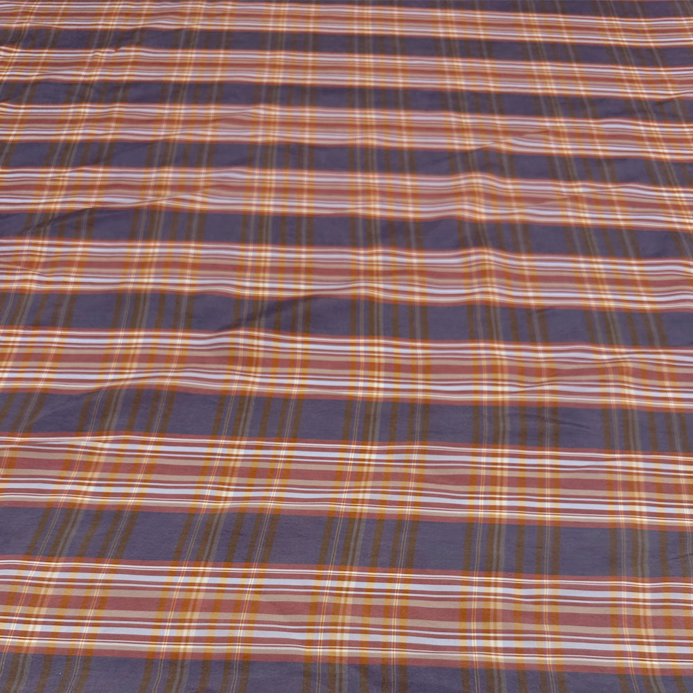 Tissu Cupro - Tartan, Perla