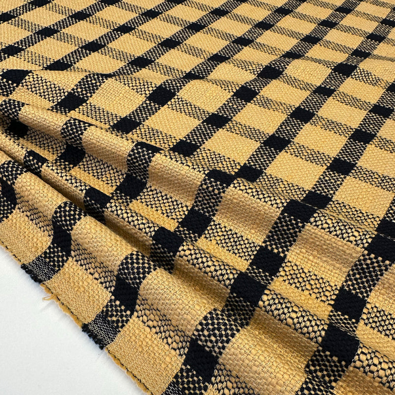 Tissu Tweed, Coton Viscose - Carreaux, Vivetta