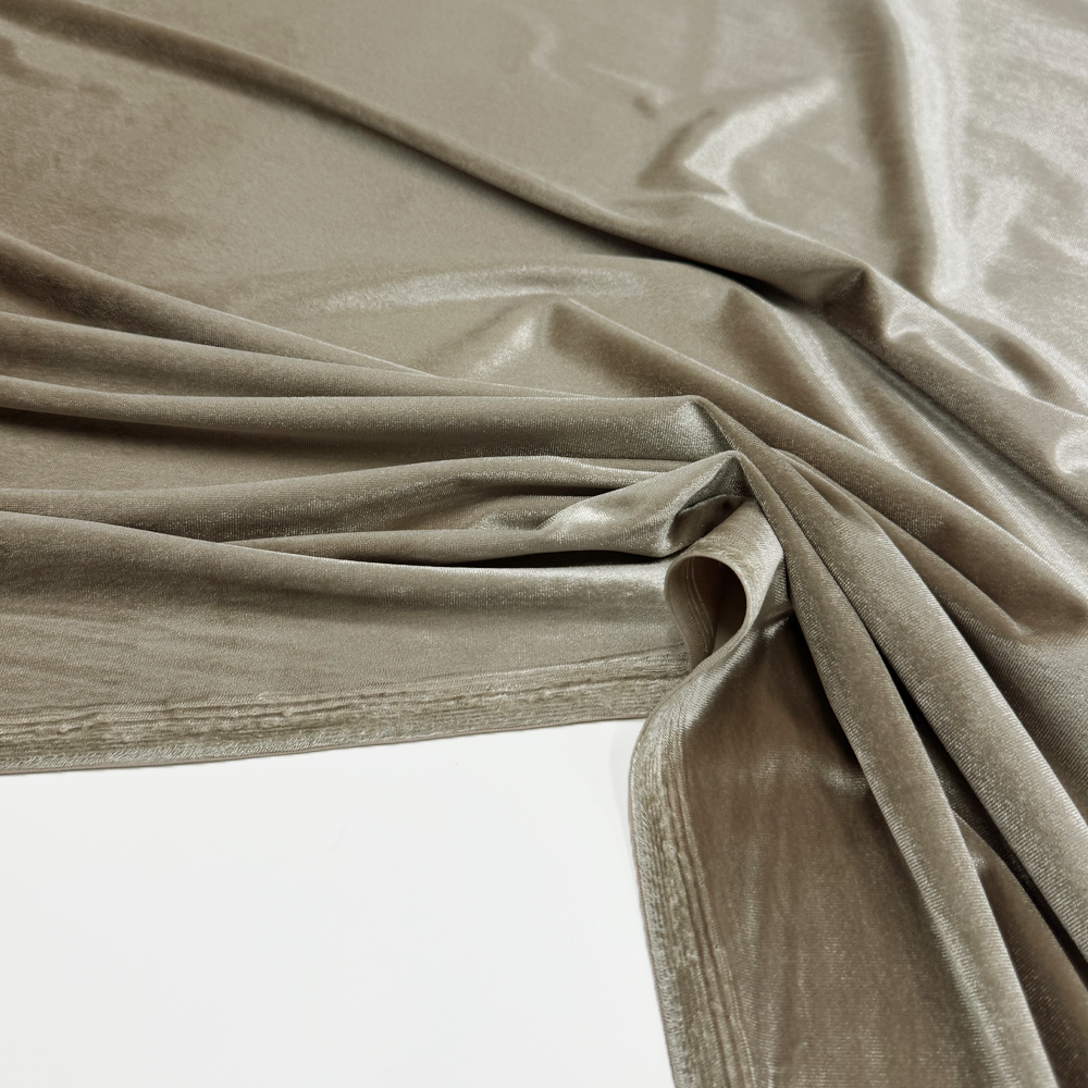 Tissu Maille Velours Stretch - Tetro