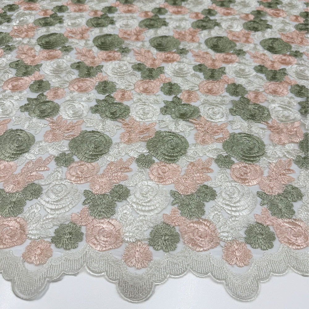 Tulle Brodé - Floral, Botanico