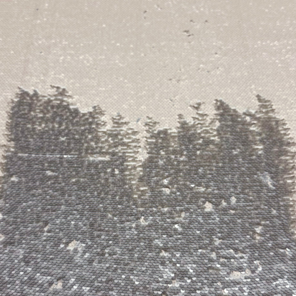 Tissu Lycra Brodé, Stretch Paillettes - Réversible, Brillio