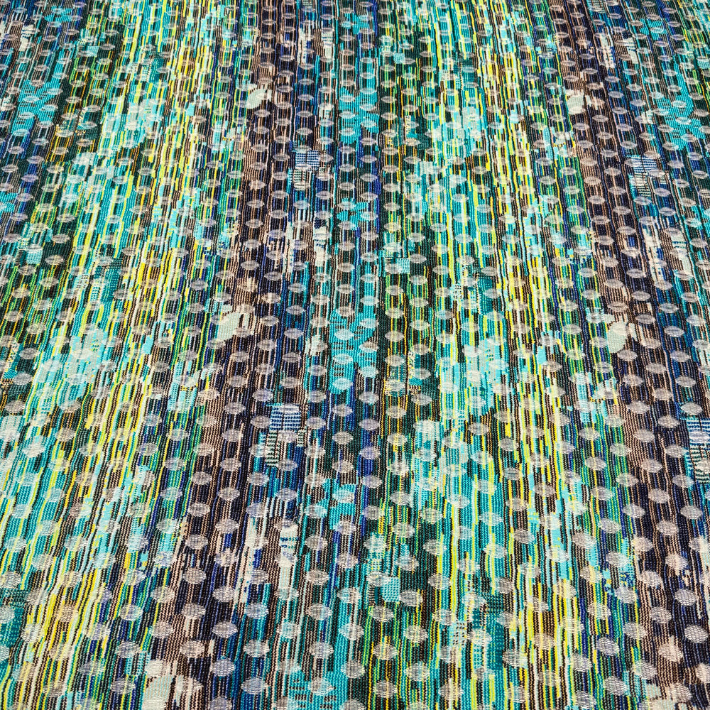 Tissu Maille Ajourée - Géométrique, Laguna