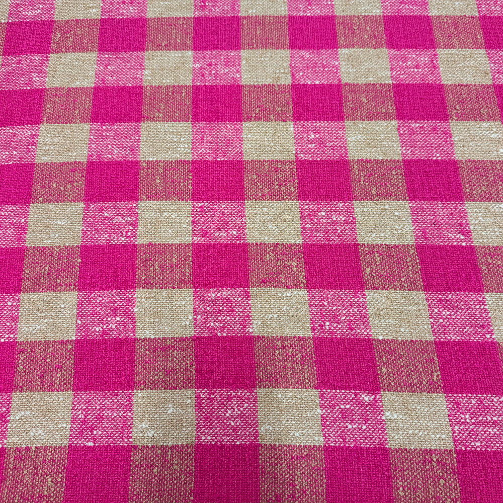 Tissu Tweed, Coton - Carreaux, Pienza
