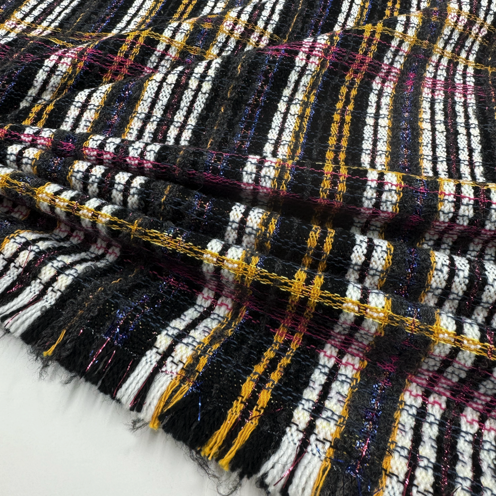 Tissu Tweed, Coton Viscose - Nova