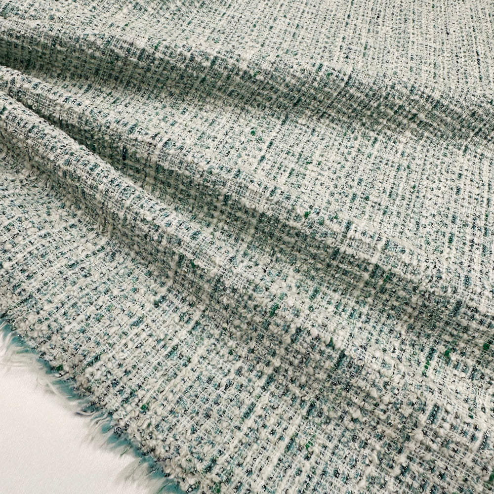 Tissu Maille Tweed, Polyester - Métallisé, Marelio
