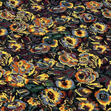 Imperfetto - Tissu Velours Milleraies Côtelé Stretch, Coton - Floral, Bergame