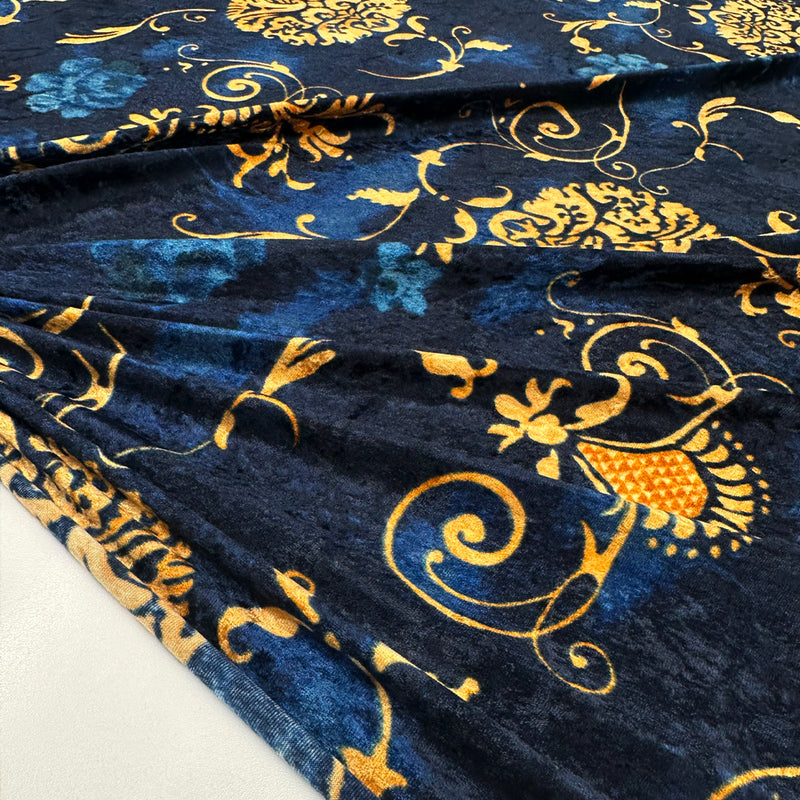 Tissu Velours Frappé - Baroque, Fravello