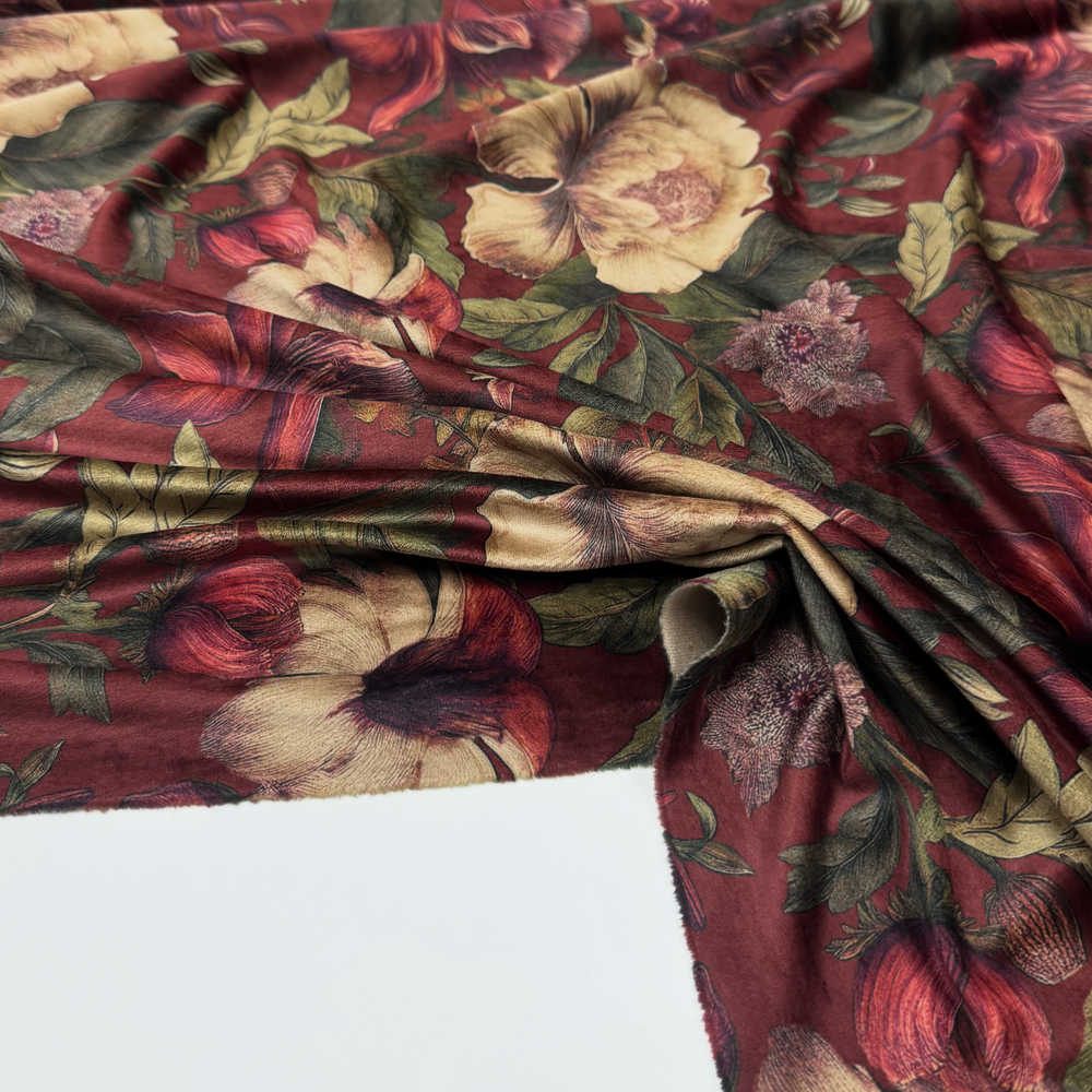 Tissu Velours Lisse Stretch - Mathilda