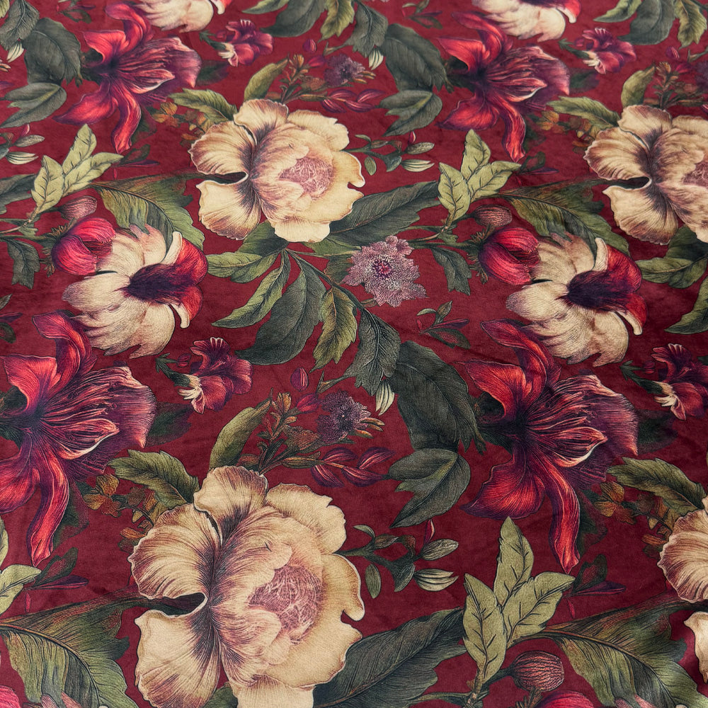 Tissu Velours Lisse Stretch - Mathilda