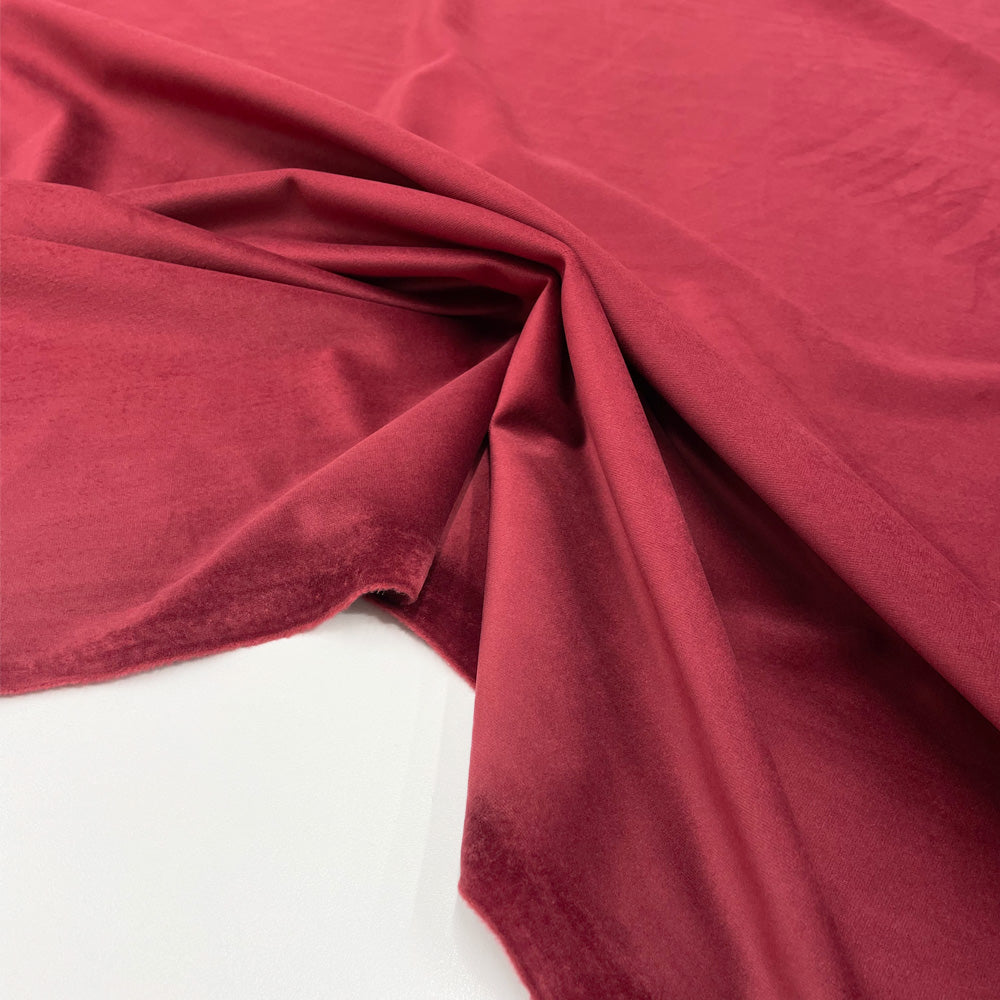 Tissu Velours Lisse - Divers col, Lucido
