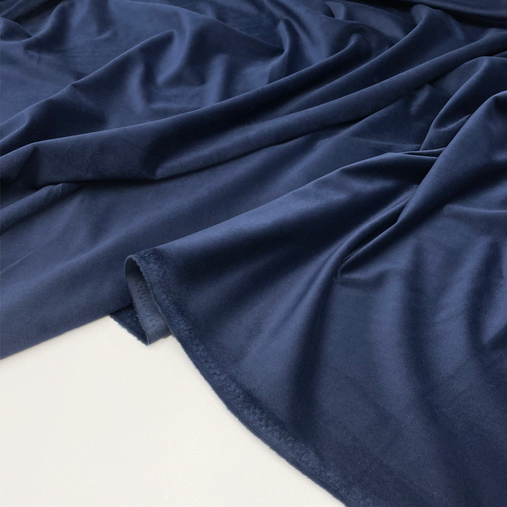 Tissu Velours Lisse - Divers col, Lucido