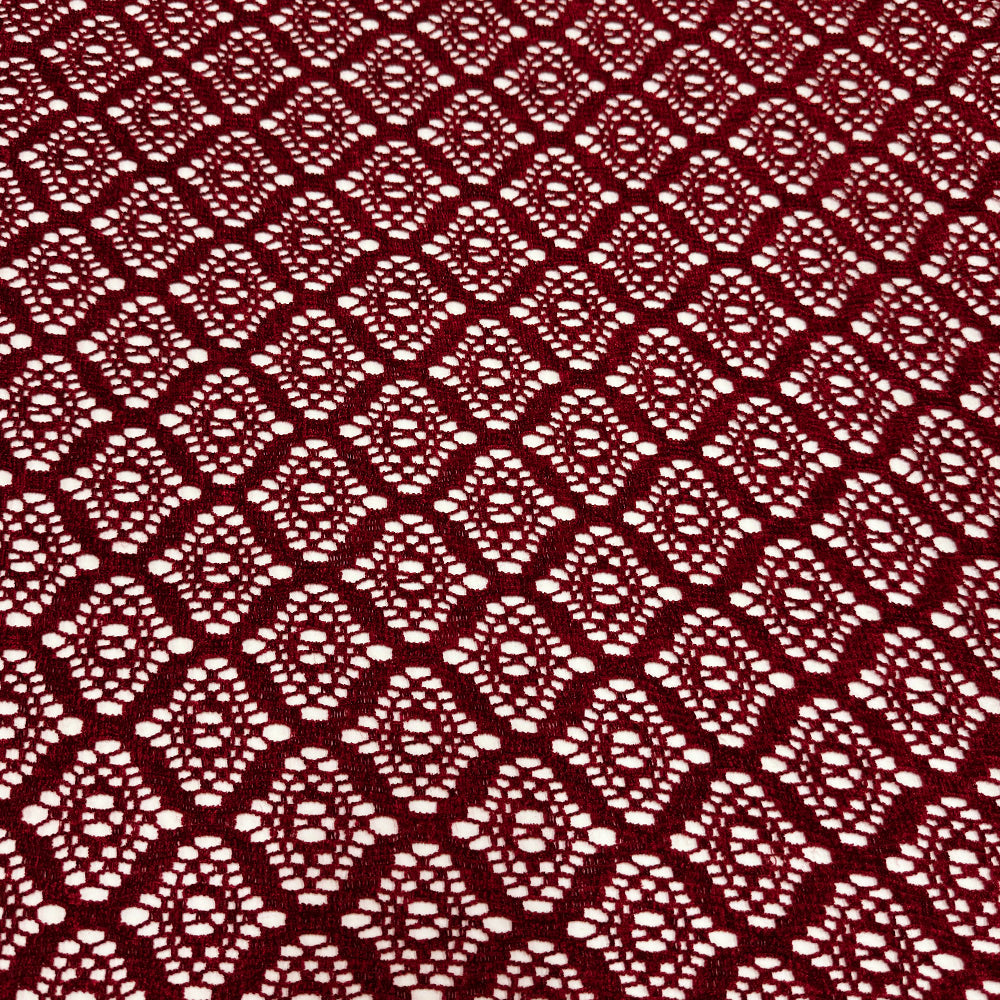 Tissu Dentelle Velours Maille Macramé - Pendolo