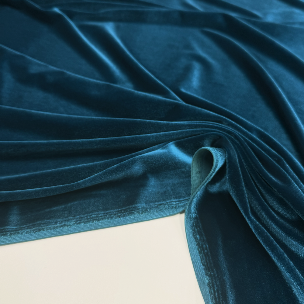 Tissu Maille Velours Stretch - Tetro