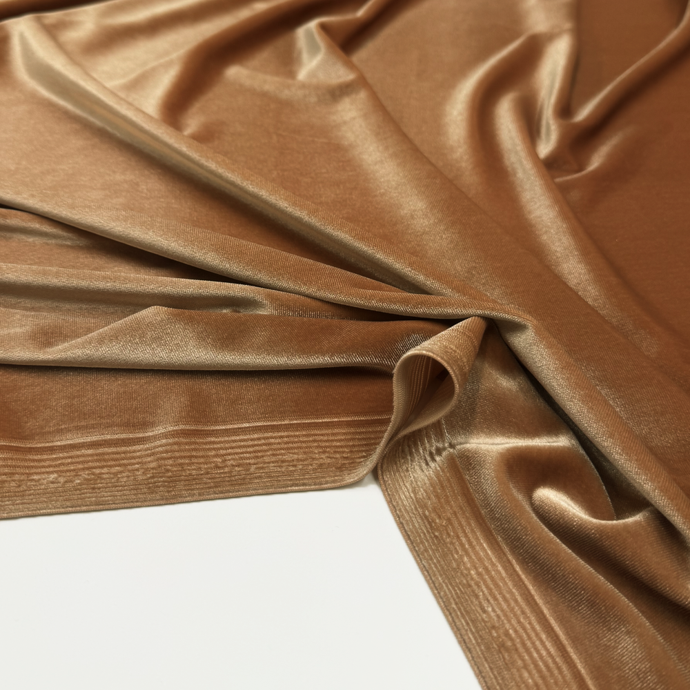 Tissu Maille Velours Stretch - Tetro