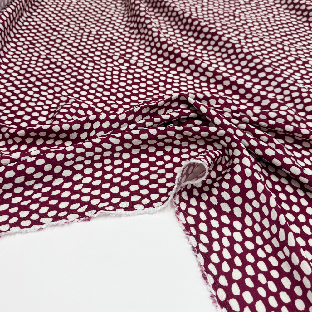 Tissu Viscose Crinkel - Lavera