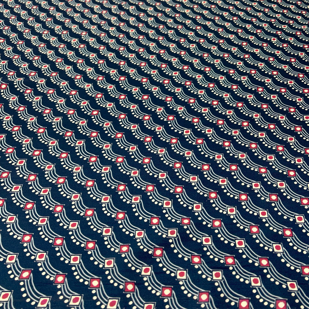 Tissu Crêpe, Viscose - Géométrique, Armonia