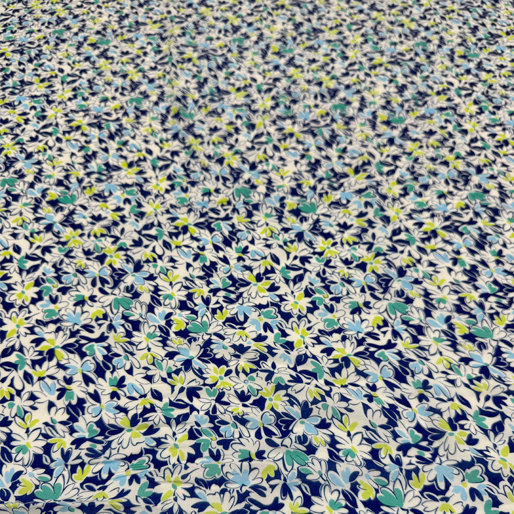 Tissu Crêpe, Viscose - Floral, Campi