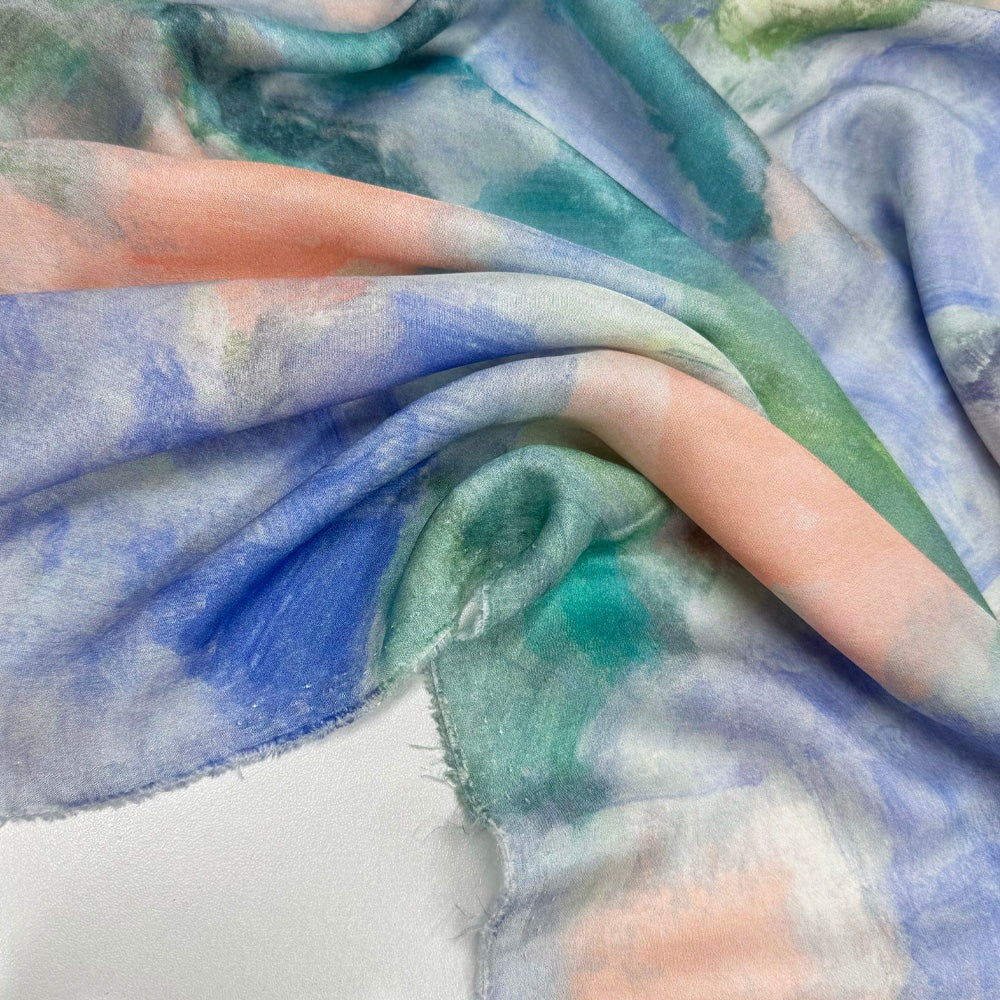Tissu Satin, Soie Viscose - Divers coloris, Theoria