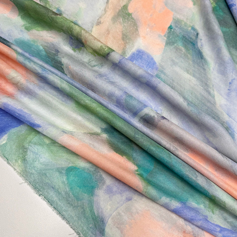 Tissu Satin, Soie Viscose - Divers coloris, Theoria