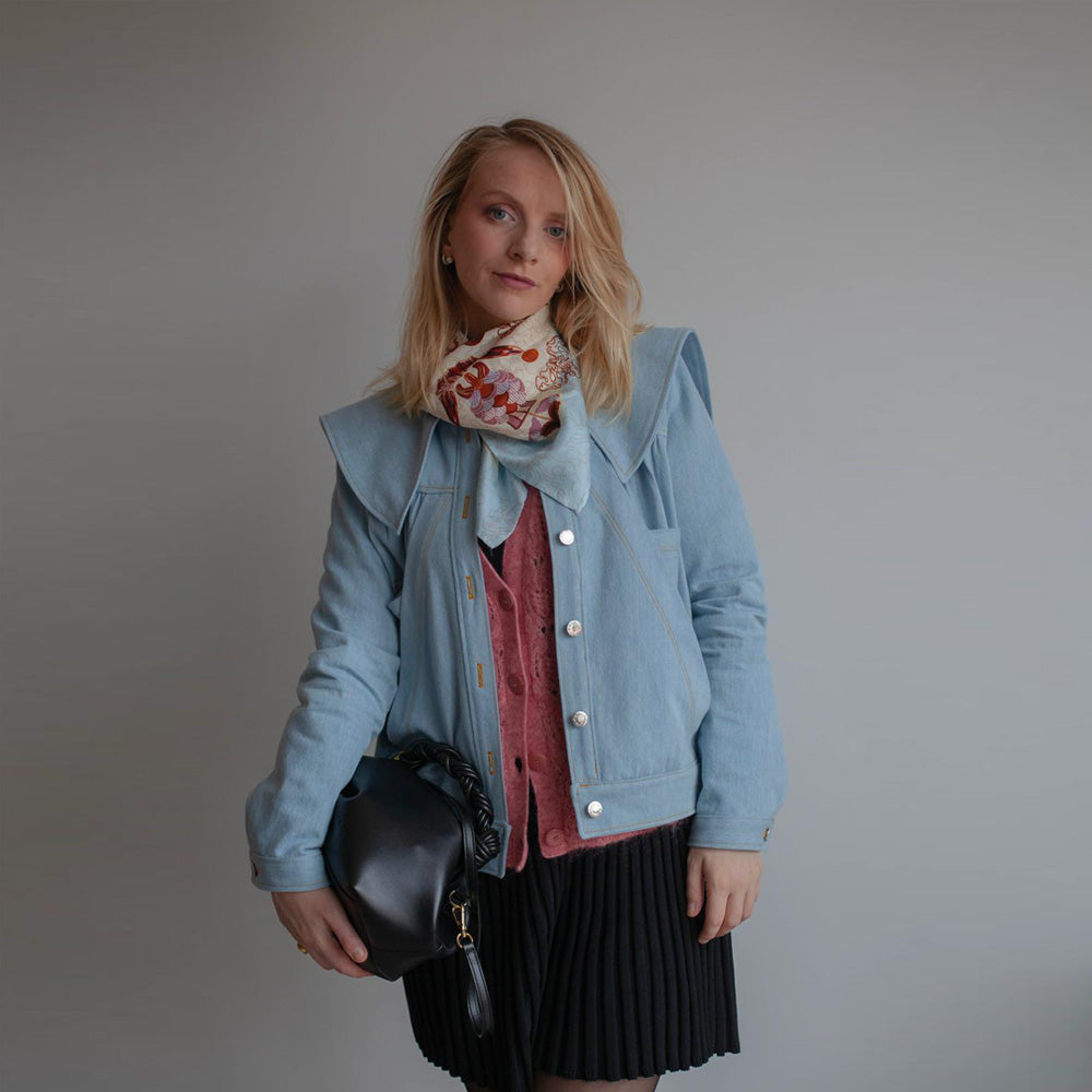 Tissu Denim Lourd, Coton - Yellow Selvedge Délavé, Rimino