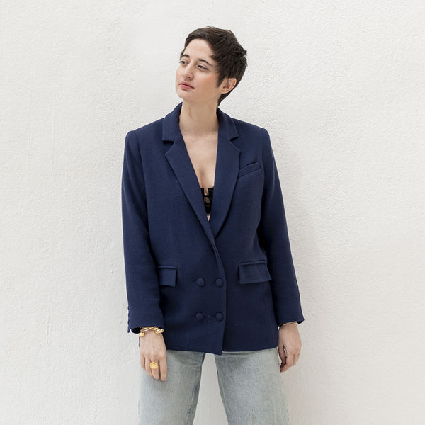 Kit Couture CAP Tailleur, Double Crêpe Viscose - Veste industrielle Greta