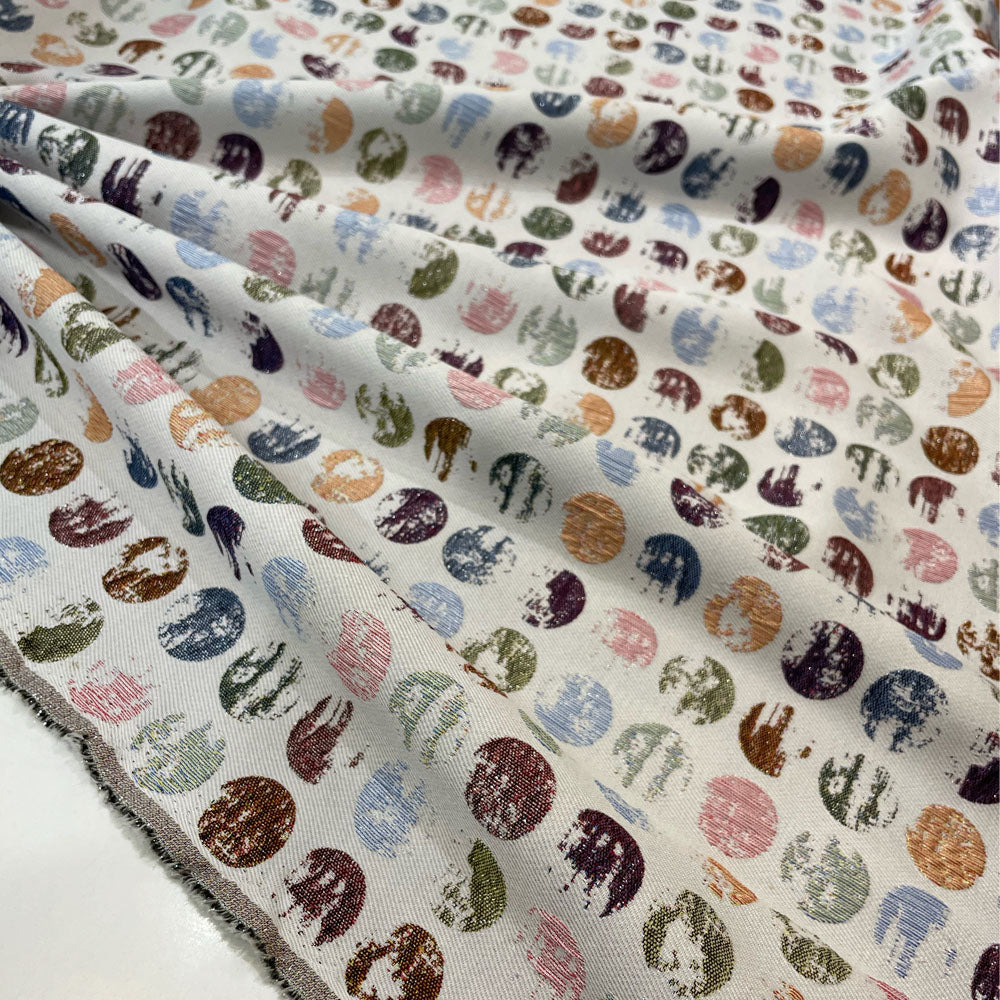 Tissu Jacquard, Coton - Métallisé, Respiro