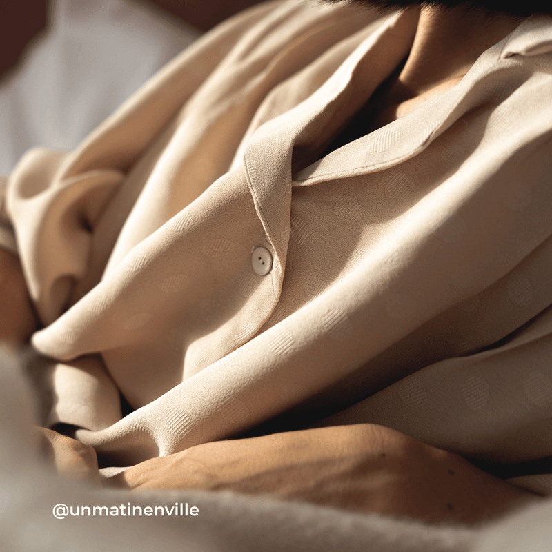 Fabric Crepe, viscose - Nude, Orazio woven
