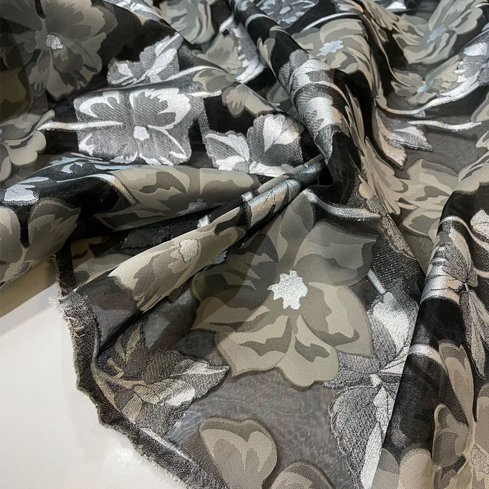 Tissu Organza Floral - Floral, Renetta