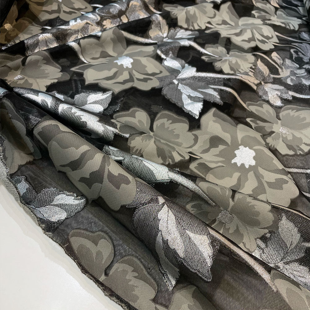 Tissu Organza Floral - Floral, Renetta