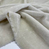 Furry fabric, short hair - white, Orso