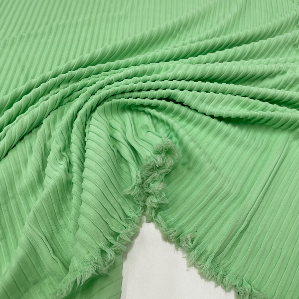 Tissu Jersey, Lycra Maillot Façonné - texturé, smeralda