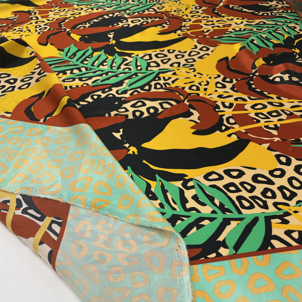 Carré de satin de soie - Tropical, Doucerea