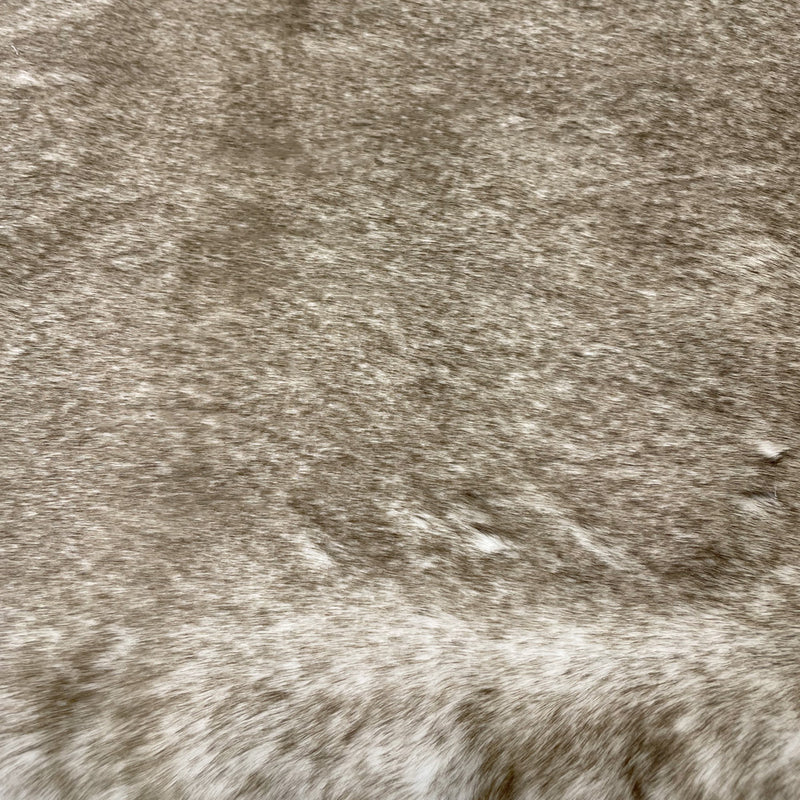 Tissu fourrure éco, poils courts - Beige, Artica