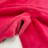 Furry fabric, ecological - Pink, Seven