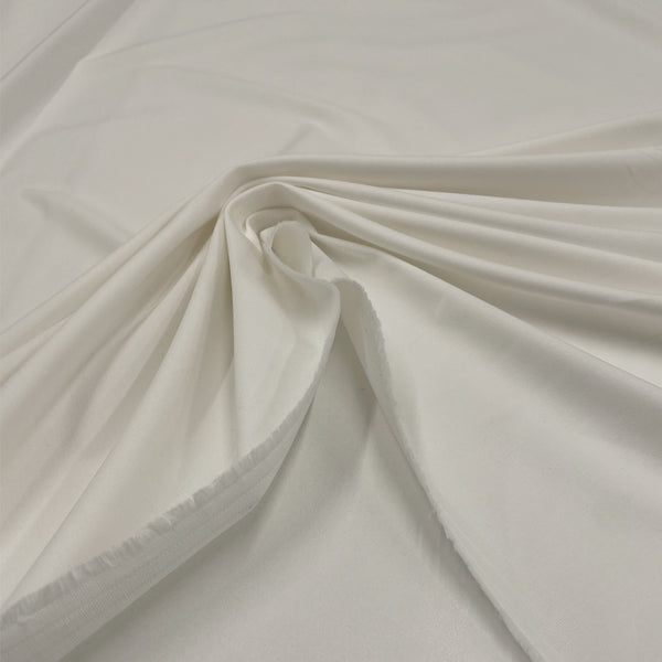 Tissu gabardine strech, coton - blanc, bianca