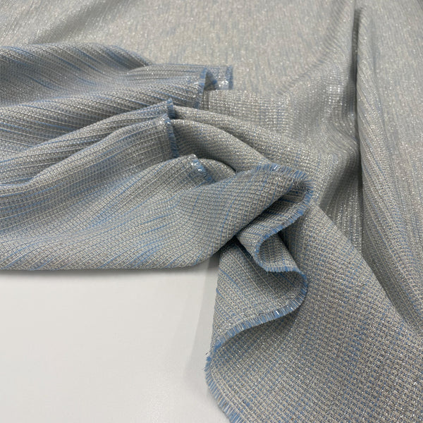Tissu Tweed coton lin - Métallisé, Lúcio