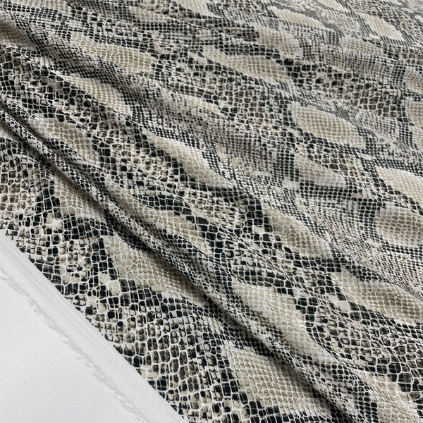 Tissu Satin, Polyester - Serpente