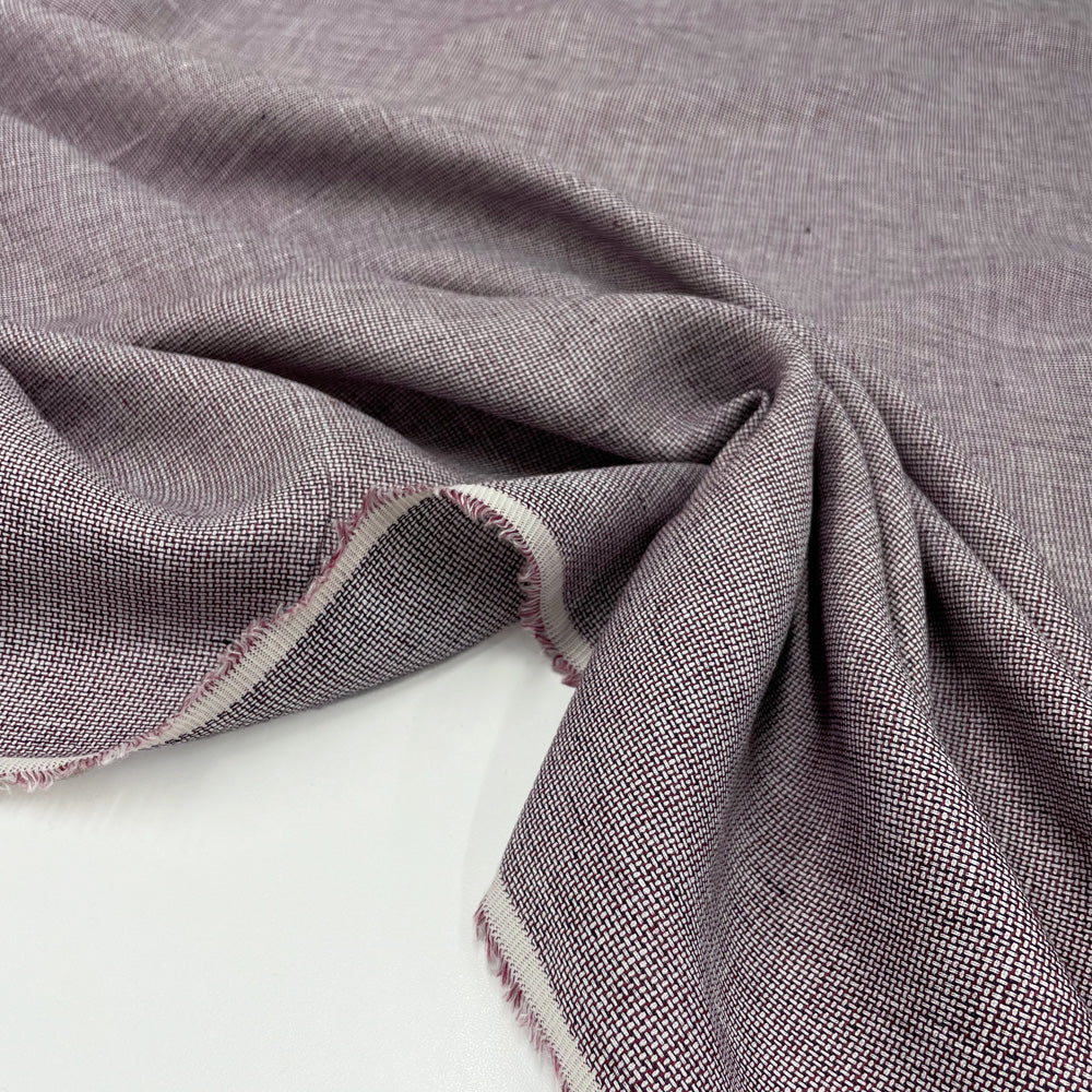 Tissu demi-natté, lin - 2 coloris, Mattia