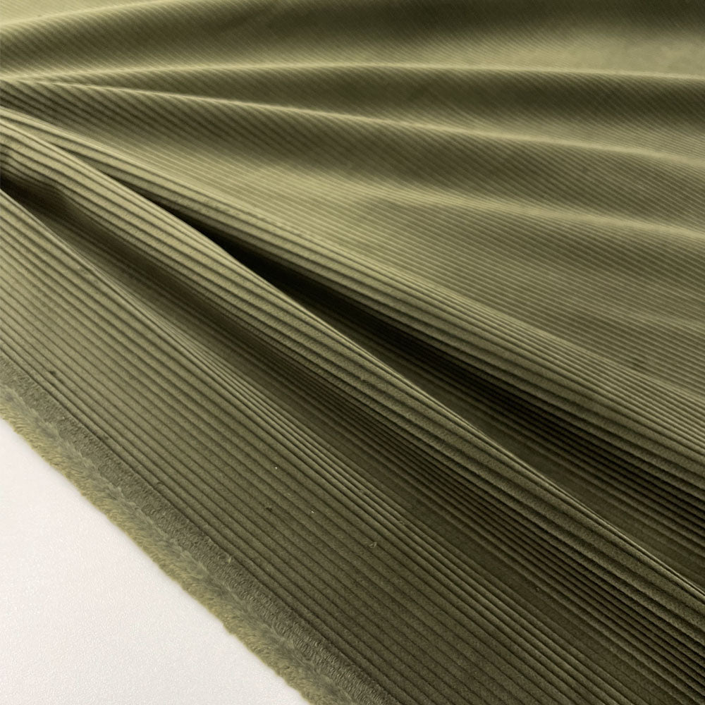 Tissu Velours Côtelé, Coton - Côtes 500, Bosco